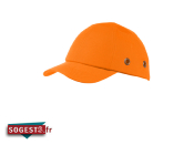 Casquette anti-heurt type base-ball avec calotte moulée en ABS couleur au choix