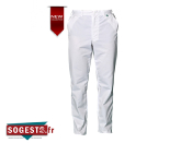 Pantalon PIERRE R-Polycoton ceinture élastiquée aux cotés poches italiennes