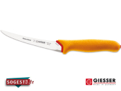 Couteau à désosser GIESSER PRIMELINE lame courbée semi-flexible 13 ou 15 cm